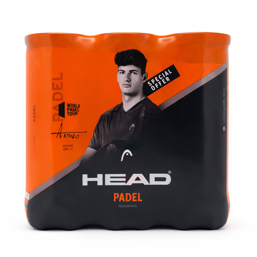 HEAD Padelballen Tripack | 9 ballen