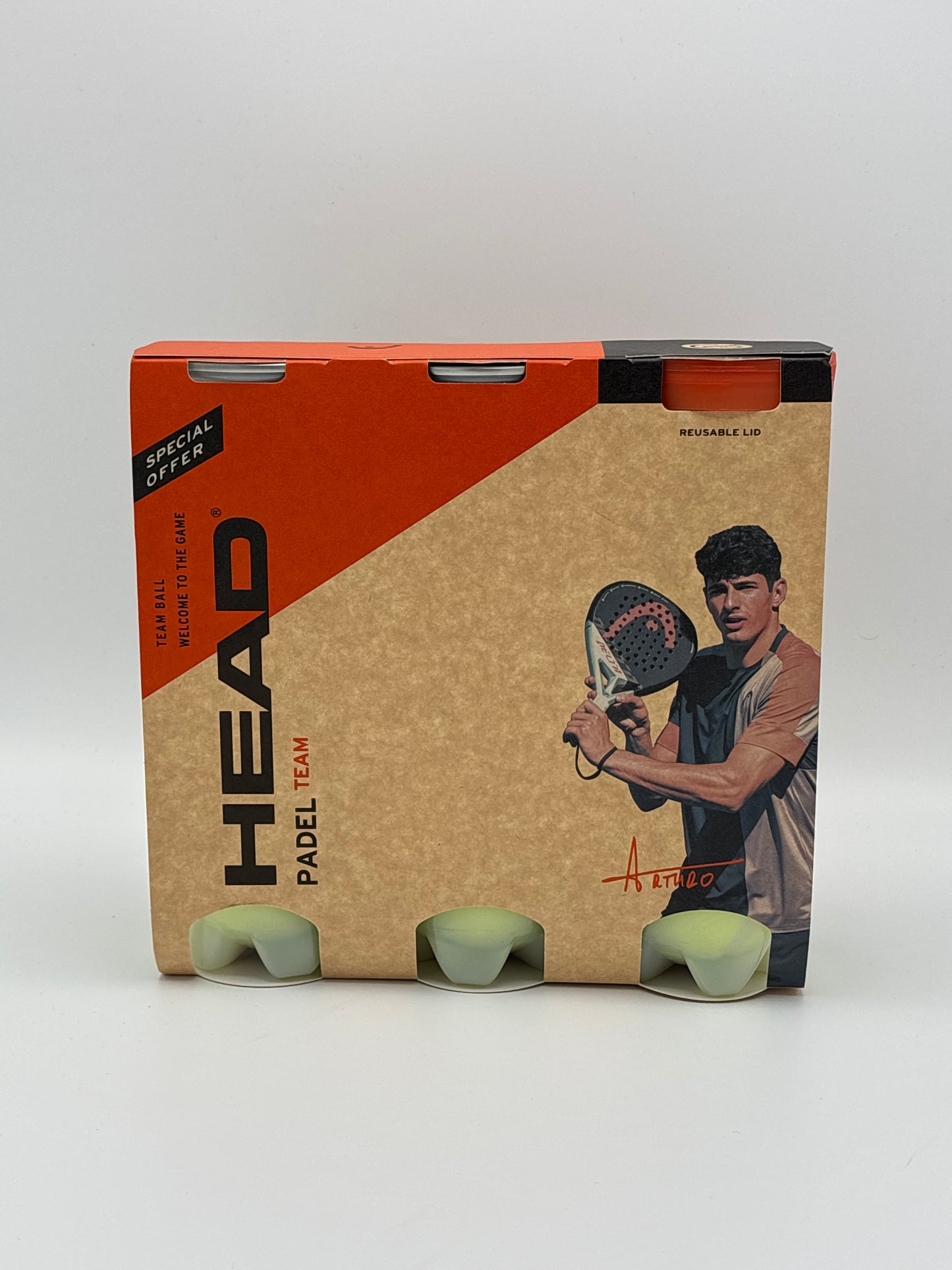 Padel Balls Head Tripack